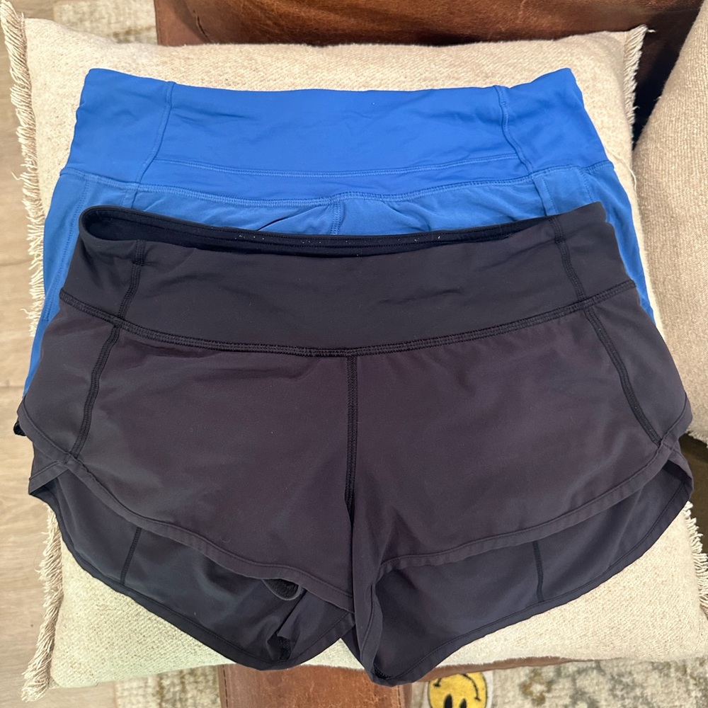 2 pairs Lululemon shorts